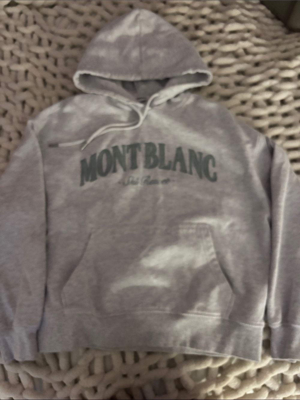 Montblanc Gray Hooded Sweatshirt - Garage Casual Pullover